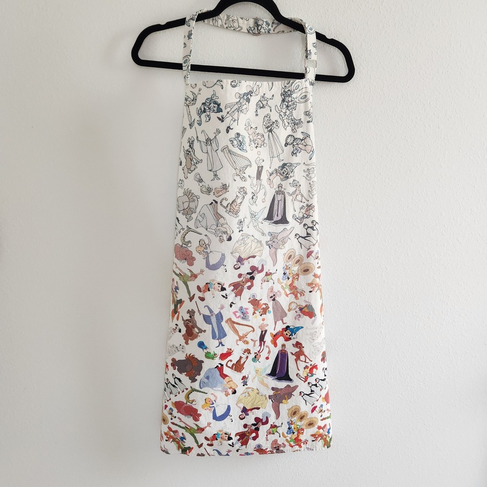 Disney Parks Ink & Paint Collection Apron Adult One Size